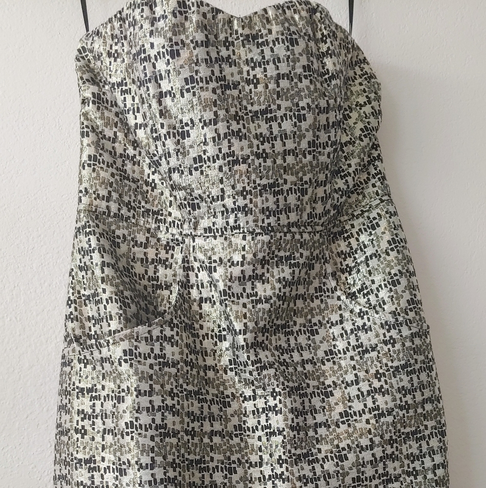 Light/dark Gold and black dress